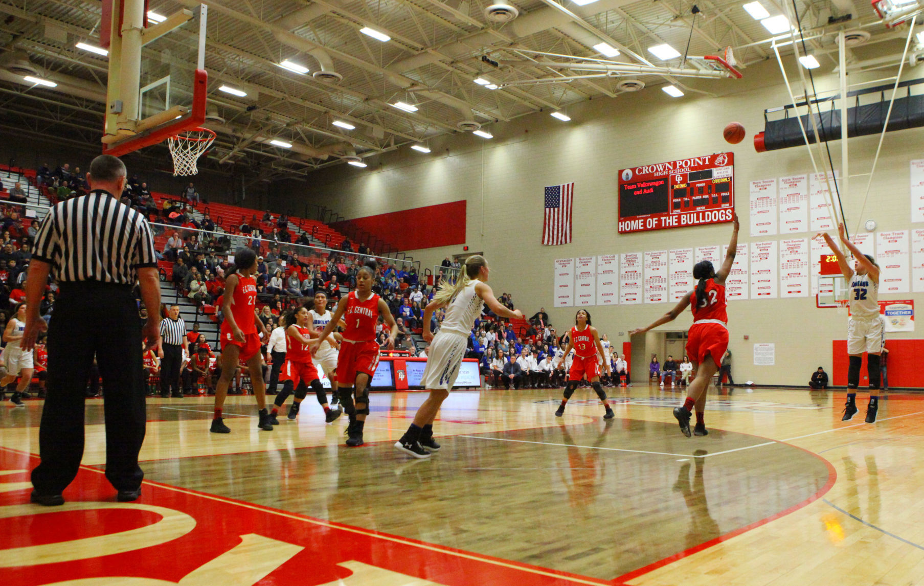 Girls Basketball Sectional Finals - E.C. Central vs. Lake Central